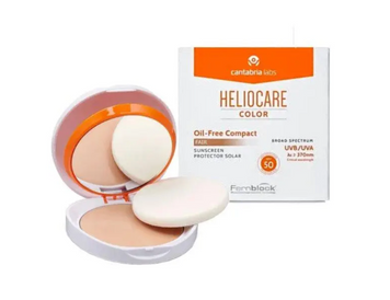 Компактна крем-пудра на водній основі Oil-Free Compact Fair SPF 50 Color Heliocare Cantabria Labs 10 гр 5806 - магазин професійної косметики SELENAVI