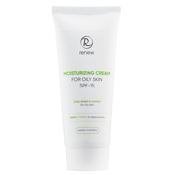 Зволожувальний крем для жирної шкіри Moisturizing Cream for Oily Skin SPF-15 Dermo Control Renew 70 мл 1106070 - магазин професійної косметики SELENAVI