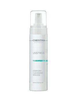 Очищувальний мус-комфорт Сomfort Cleansing Mousse Unstress Christina 200 мл CHR766 - магазин професійної косметики SELENAVI