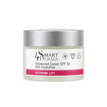 Вдосконалювальний денний крем Advanced Cream SPF 30 X50 Hyalufiller Extreme Lift Smart4Derma 50 мл