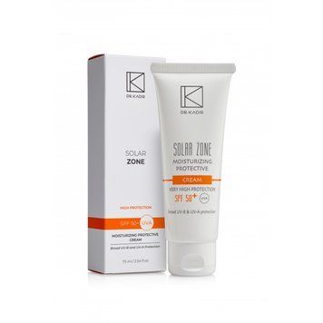 Сонцезахисний зволожуючий крем Moisturizing Protective Cream SPF 50+ Solar Zone Dr. Kadir 75 мл 426 - магазин професійної косметики SELENAVI