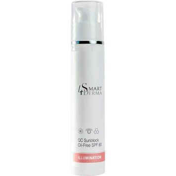 Антиоксидантний ультразахисний крем QC Sunblock Oil-Free SPF 80 Illumination Smart4Derma 50 мл 850 - магазин професійної косметики SELENAVI