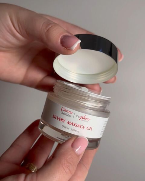 Масажний гель для обличчя Silvery Massage Gel Derma Series 50 мл Р102 - магазин професійної косметики SELENAVI