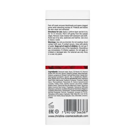 Маска-плівка від чорних цяток Extract & Refine Peel-Off Mask Comodex Christina 75 мл CHR638 - магазин професійної косметики SELENAVI