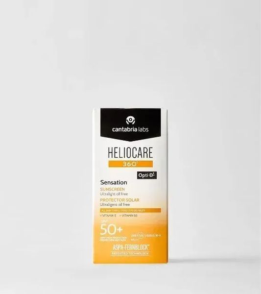 Ультралегка сонцезахисна емульсія Sensation Sunscreen SPF 50 Heliocare Cantabria Labs 50 мл 28719 - магазин професійної косметики SELENAVI