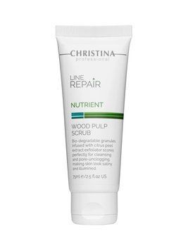 Скраб із деревинною целюлозою Cellulose Scrub Line Repair Nutrient Christina 75 мл CHR864 - магазин професійної косметики SELENAVI