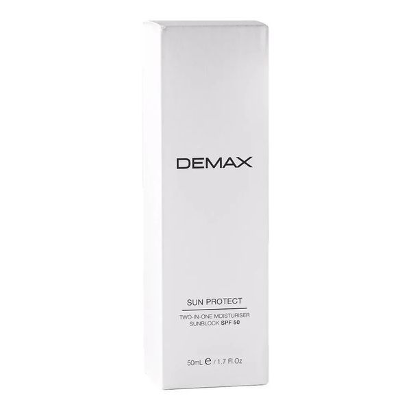 Захисний санблок Two-in-One Moisturiser Sunblock SPF 50 Sun Protect Demax 50 мл 048 - магазин професійної косметики SELENAVI