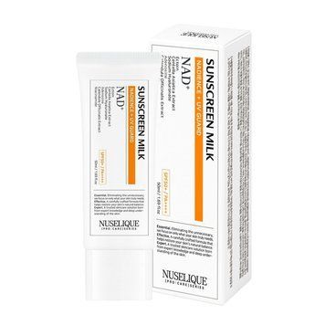 Інтенсивно омолоджуюче сонцезахисне молочко EZEN Sunscreen Milk Nuselique 50 мл N009 - магазин професійної косметики SELENAVI