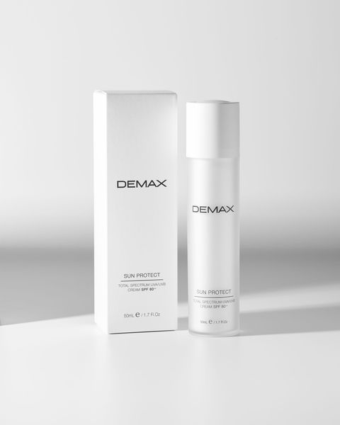 Сонцезахисний крем з антиоксидантами Total Spectrum Cream SPF 80 Demax 50 мл 050 - магазин професійної косметики SELENAVI