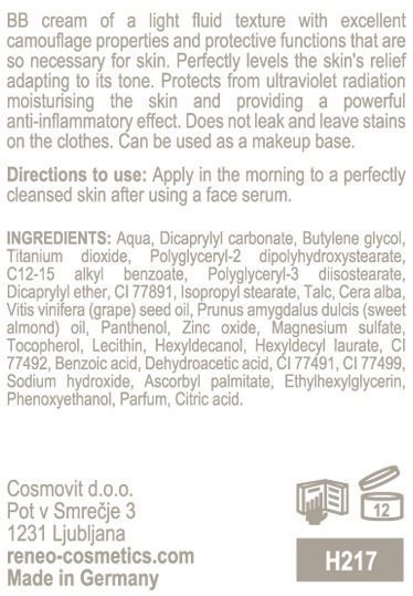 ВВ-крем екстра легкий BB Cream Extra Light Derma Series 30 мл Н217 - магазин професійної косметики SELENAVI