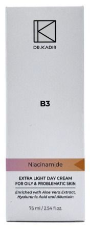 Екстралегкий крем для проблемної шкіри Extra Light Day Cream B3 Dr. Kadir 75 мл 449 - магазин професійної косметики SELENAVI