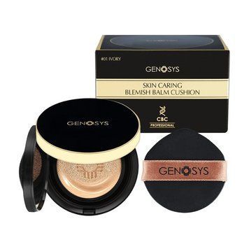 ВВ бальзам-кушон тон 02 беж Skin Caring Blemish Balm Cushion 02 Beige SPF 50+ Genosys 2 од. 15 мл Р962 - магазин професійної косметики SELENAVI