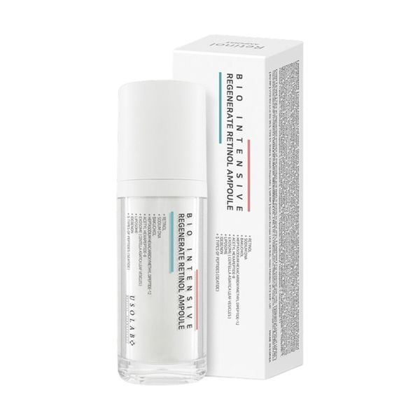 Оновлююча регенеруюча сироватка з ретинолом та пептидами Bio Intensive Regenarate Retinol Ampoule Usolab 30 мл UL030 - магазин професійної косметики SELENAVI