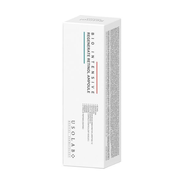 Оновлююча регенеруюча сироватка з ретинолом та пептидами Bio Intensive Regenarate Retinol Ampoule Usolab 30 мл UL030 - магазин професійної косметики SELENAVI