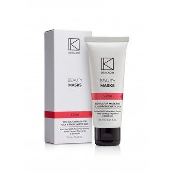 Маска для проблемної шкіри Bio-Sulfur Mask For Problematic Skin Dr.Kadir 75 мл 057 - магазин професійної косметики SELENAVI
