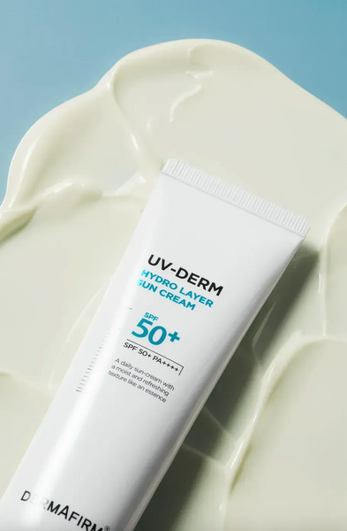 Зволожуючий сонцезахисний крем UV-Derm Hydro Layer Sun-cream SPF 50+ Dermafirm 50 гр 00-00000764 - магазин професійної косметики SELENAVI