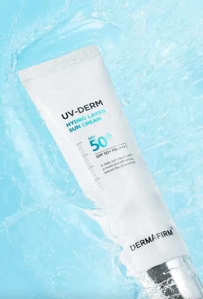Зволожуючий сонцезахисний крем UV-Derm Hydro Layer Sun-cream SPF 50+ Dermafirm 50 гр 00-00000764 - магазин професійної косметики SELENAVI