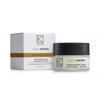Зволожуючий крем для нормальної та сухої шкіри Moisturizing Cream For Normal Dry Skin Gold Matrix Dr. Kadir 50 мл 433 - магазин професійної косметики SELENAVI
