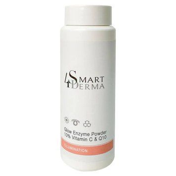 Освітлювальна ензимна пудра з коензимом Q10 та 10% вітаміну С Glow Enzyme Powder Illumination Smart4Derma 120 гр 852 - магазин професійної косметики SELENAVI
