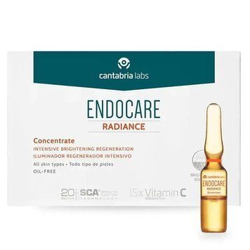 Регенеруючий омолоджуючий концентрат з вітаміном С Concentrate Radiance Endocare Cantabria Labs 14 шт х 1 мл 19278 - магазин професійної косметики SELENAVI