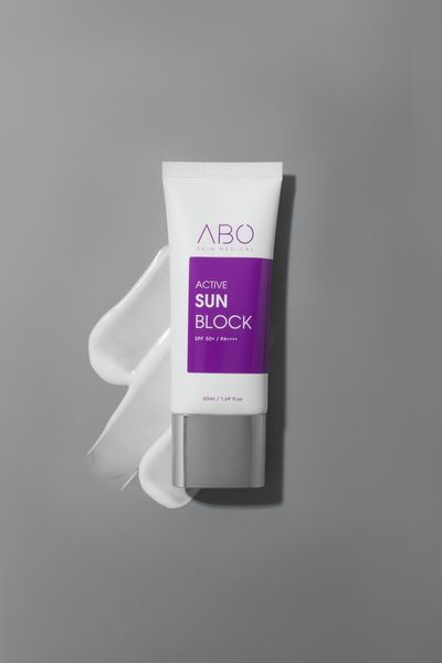 Сонцезахисний, заспокійливий та зволожуючий ABO Active Sun Block SPF 50 Usolab 50 мл