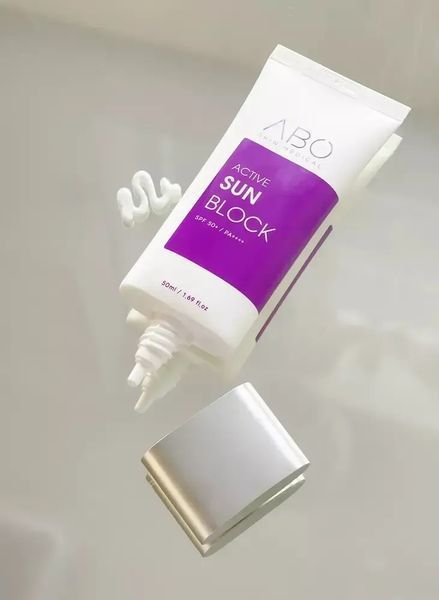 Сонцезахисний, заспокійливий та зволожуючий ABO Active Sun Block SPF 50 Usolab 50 мл