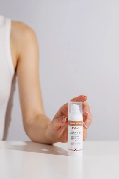 Заспокійливий крем з азелаїновою кислотою Rosac Cream Braderm 30 мл 111 - магазин професійної косметики SELENAVI