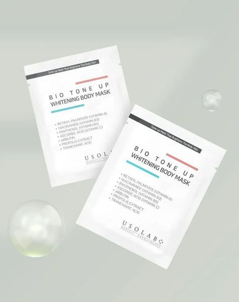 Освітлююча маска для тіла Bio Tone Up Whitening Body Mask 1*20 мл UL007 - магазин професійної косметики SELENAVI