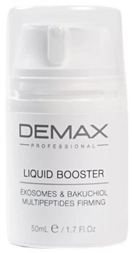 Рідкий мультипептидний бустер з екзосомами і бакучіолом Exosomes & Bakuchiol Multipeptides Firming Liquid Booster Demax 50 мл 262 - магазин професійної косметики SELENAVI